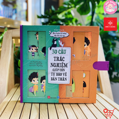 Combo 02 cuốn Sách tương tác - Rèn luyện kỹ năng đầu đời cho trẻ - 30 câu trắc nghiệm - Đinh Tị Books