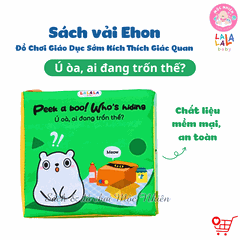 Sách vải Lalalababy ehon tương tác kích thích đa giác quan cho bé sơ sinh