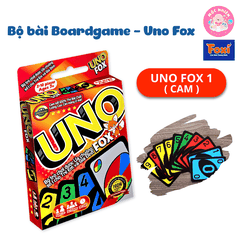 Bộ bài Boardgame - Uno Fox hiệu Foxi - UNO cao cấp-trò chơi thẻ bài siêu hay cuốn hút-gắn kết bạn bè gia đình