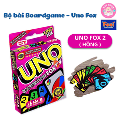 Bộ bài Boardgame - Uno Fox hiệu Foxi - UNO cao cấp-trò chơi thẻ bài siêu hay cuốn hút-gắn kết bạn bè gia đình