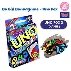 Bộ bài Boardgame - Uno Fox hiệu Foxi - UNO cao cấp-trò chơi thẻ bài siêu hay cuốn hút-gắn kết bạn bè gia đình