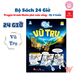 Sách Bách khoa tri thức - 24 giờ - Truyện tranh khám phá cuộc sống cho trẻ từ 6 - 15 tuổi - Đinh Tị Books