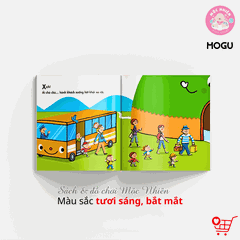 Combo 04 cuốn Sách Truyện Ehon bé 1-2-3 tuổi - Thế giới các loại xe - MOGU