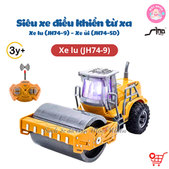 Đồ Chơi Điều Khiển Tỷ Lệ 1:30 SINO JH74-9 - Xe Lu (Dành cho bé từ 3 tuổi)