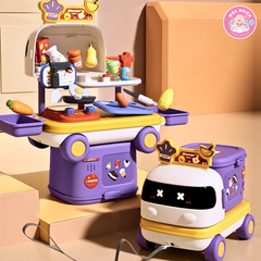 Bộ đồ chơi nhập vai Xe lưu động cho trẻ từ 3 tuổi - Chất liệu nhựa ABS cao cấp - Toys&Joys