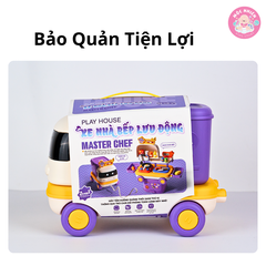 Bộ đồ chơi nhập vai Xe lưu động cho trẻ từ 3 tuổi - Chất liệu nhựa ABS cao cấp - Toys&Joys