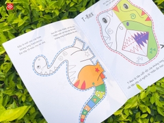 Sách - Cắt, gấp, tô màu - Hơn 20 hình dán và sticker rèn luyện kỹ năng cho trẻ 3 - 9 tuổi