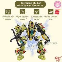 Đồ chơi lắp ráp xếp hình Qman 41108 - Biệt đội quân sự (783 mảnh ghép)