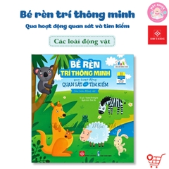 Combo 05 cuốn Sách - Bé rèn trí thông minh qua hoạt động quan sát và tìm kiếm - Đinh Tị Books