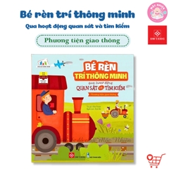 Combo 05 cuốn Sách - Bé rèn trí thông minh qua hoạt động quan sát và tìm kiếm - Đinh Tị Books