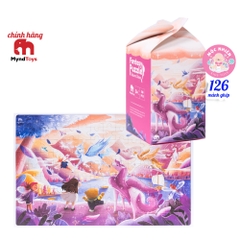 Đồ Chơi Xếp Hình Ghép Hình Myndtoys Fantasy Puzzle - Unicorn Dance Kỳ Lân (126 Mảnh Ghép)