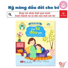 Combo 04 cuốn Sách - Kỹ năng đầu đời cho bé - Lật mở cùng con - Đinh Tị Books