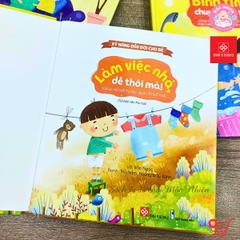 Combo 04 cuốn Sách - Kỹ năng đầu đời cho bé - Lật mở cùng con - Đinh Tị Books
