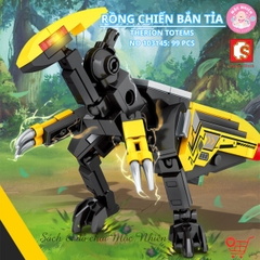 Đồ chơi lắp ráp xếp hình SEMBO BLOCK 103145 - Thánh thú mạnh thần long (589 mảnh ghép) - Dành cho bé trai từ 6 tuổi