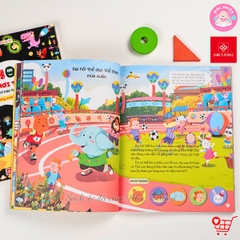 Combo 02 cuốn Sách - 140++ trò chơi thần kỳ, phát triển trí não toàn diện cho trẻ 3-9 tuổi - Đinh Tị Books