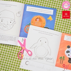 Sách - Luyện kỹ năng dùng kéo thuần thục và an toàn (Cho trẻ từ 3 - 6 tuổi) - Đinh Tị Books