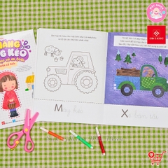 Sách - Luyện kỹ năng dùng kéo thuần thục và an toàn (Cho trẻ từ 3 - 6 tuổi) - Đinh Tị Books