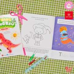 Sách - Luyện kỹ năng dùng kéo thuần thục và an toàn (Cho trẻ từ 3 - 6 tuổi) - Đinh Tị Books