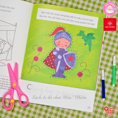 Sách - Luyện kỹ năng dùng kéo thuần thục và an toàn (Cho trẻ từ 3 - 6 tuổi) - Đinh Tị Books