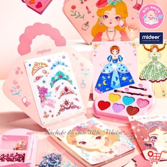 Bộ trang điểm thiết kế thời trang Mideer 3 trong 1 - Princess Fantasy Makeup - Dành cho bé gái từ 3 tuổi