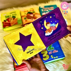 Sách Vải MVF Đa Tương Tác Kích Thích Thị Giác Cho Bé Sơ Sinh My Very First Book - Lalala Baby (Nhiều chủ đề)