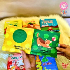 Sách Vải MVF Đa Tương Tác Kích Thích Thị Giác Cho Bé Sơ Sinh My Very First Book - Lalala Baby (Nhiều chủ đề)