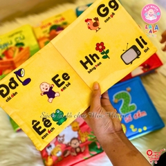 Sách Vải MVF Đa Tương Tác Kích Thích Thị Giác Cho Bé Sơ Sinh My Very First Book - Lalala Baby (Nhiều chủ đề)