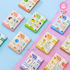 Thẻ học thông minh Mini Flashcard song ngữ Anh - Việt nhiều chủ đề cho bé - thương hiệu Lalala baby