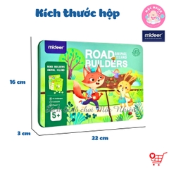 Đồ chơi ghép hình tìm đường trên đảo - Road Builders Animal Island - Mideer MD2076