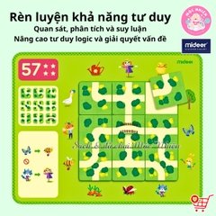 Đồ chơi ghép hình tìm đường trên đảo - Road Builders Animal Island - Mideer MD2076