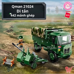 Đồ chơi lắp ráp, xếp hình Qman 21024 - Di Tản (442 mảnh ghép)