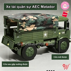 Đồ chơi lắp ráp, xếp hình Qman 21024 - Di Tản (442 mảnh ghép)