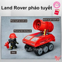 Đồ chơi lắp ráp, xếp hình Qman 12021 - Đội cứu hỏa cơ động (275 mảnh ghép)