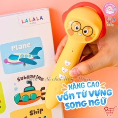 Bút Chấm Đọc Lala Magic Pen Song Ngữ Anh Việt - Đồ Chơi Âm Thanh Tích Hợp Đa Chức Năng kèm Thu Âm Cho Bé - Lalala baby