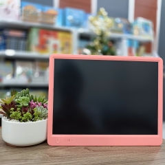 Bảng vẽ tự xóa điện tử, bảng viết vẽ thông minh cỡ lớn 15 inch màn hình LCD đa sắc đồ họa đẹp kèm bút dạy học