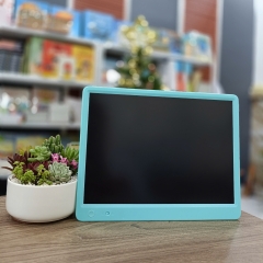 Bảng vẽ tự xóa điện tử, bảng viết vẽ thông minh cỡ lớn 15 inch màn hình LCD đa sắc đồ họa đẹp kèm bút dạy học
