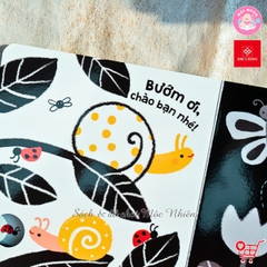 Sách kích thích thị giác - Đen trắng và màu sắc tương phản cho bé 0-3 tuổi - Đinh Tị Books