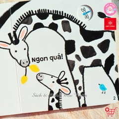 Sách kích thích thị giác - Đen trắng và màu sắc tương phản cho bé 0-3 tuổi - Đinh Tị Books