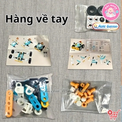 Đồ chơi lắp ráp Aole Gainian 121 - Siêu xe lắp ráp kỳ thú nhựa dẻo, có tô vít - Dành cho bé từ 3 tuổi