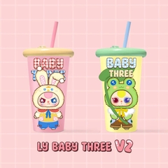 Blindbox Ly mù Baby three phiên bản V2 400% - Túi mù Hộp mù ngẫu nhiên - Ly nhựa mù in 3D nổi