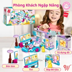 Đồ chơi lắp ráp Qman 4801 - Phòng của bé gái (194 mảnh ghép) - Dành cho bé từ 6 tuổi