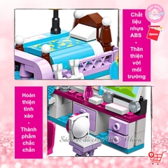 Đồ chơi lắp ráp Qman 4801 - Phòng của bé gái (194 mảnh ghép) - Dành cho bé từ 6 tuổi