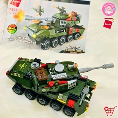 Đồ chơi lắp ráp xe tăng Qman 1803 (361 chi tiết) - Chiến xa lội nước - Dành cho bé từ 6 tuổi