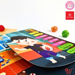 Sách Tương Tác Lật Mở Khám Phá Khổ lớn Lift-The-Flap - Lật mở khám phá - The Human Body - Cơ thể người (Dành cho bé từ 0-6 tuổi) - Đinh Tị Books