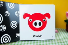 Combo 04 quyển Sách Tương Tác Kích Thích Thị Giác và Xúc Giác (0 - 3 Tuổi) - Đinh Tị Books