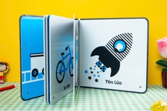 Combo 04 quyển Sách Tương Tác Kích Thích Thị Giác và Xúc Giác (0 - 3 Tuổi) - Đinh Tị Books