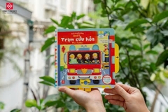 Sách tương tác - Sách chuyển động - Busy - Fire station - Trạm cứu hỏa - Đinh Tị Books