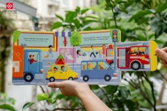 Sách tương tác - Sách chuyển động - Busy - Fire station - Trạm cứu hỏa - Đinh Tị Books
