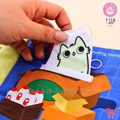 Sách vải Lalalababy ehon tương tác kích thích đa giác quan cho bé sơ sinh