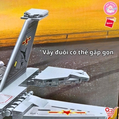 Đồ chơi lắp ráp xếp hình Qman 22017 - Máy bay do thám (295 chi tiết)
